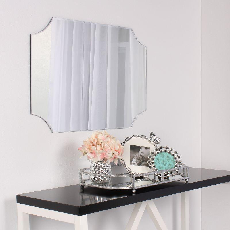 Kate and Laurel Ciel Tray, 12x18, Silver