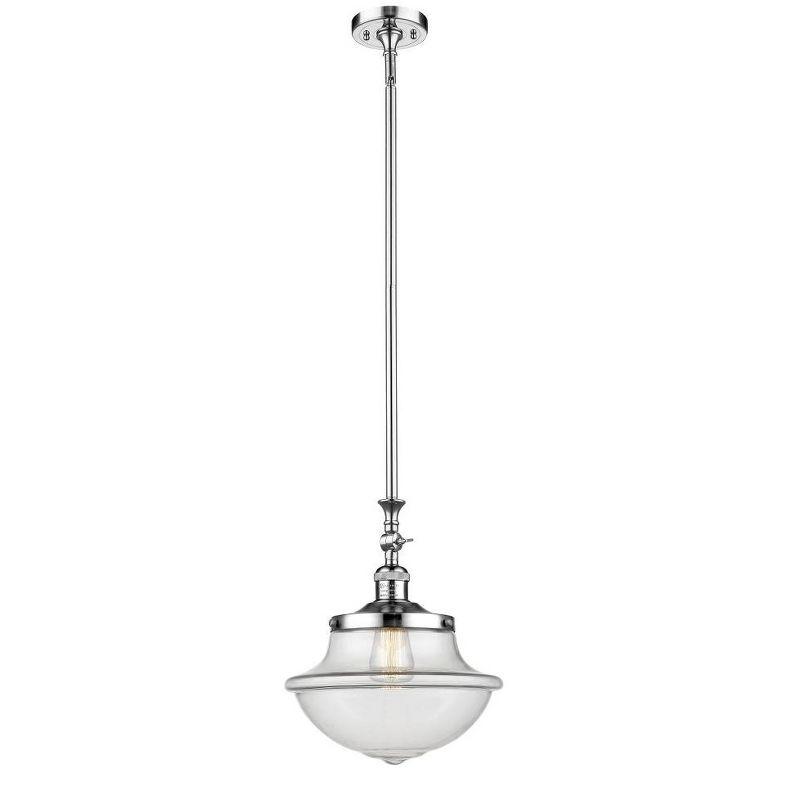 Polished Chrome Glass Mini Pendant Light