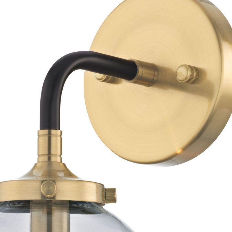 Elk Home Boudreaux 1 - Light Wall Light in  Antique Gold/Matte Black