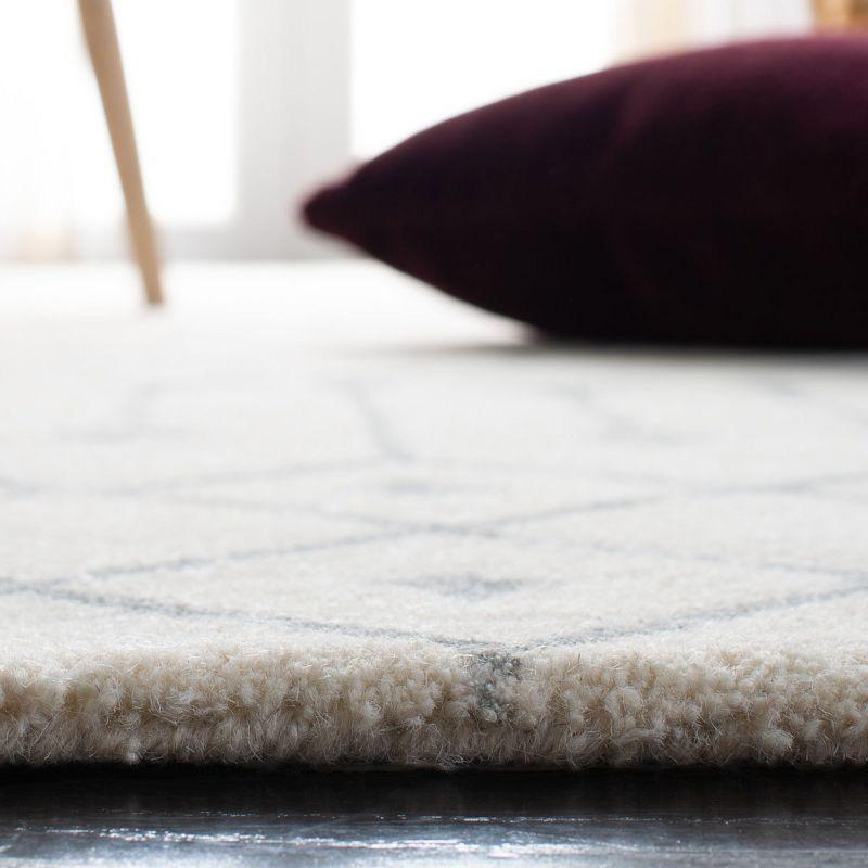 Himalaya HIM903 Handmade Area Rug - 6'x6' - Ivory/Grey - Safavieh