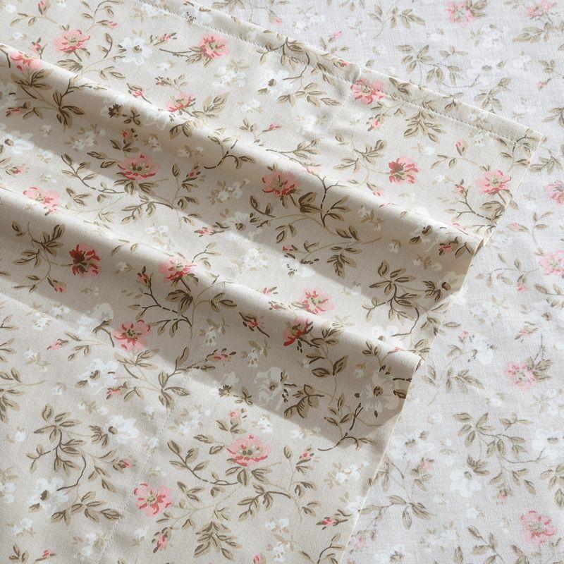 Laura Ashley Sateen Cotton Printed Sheet Sets