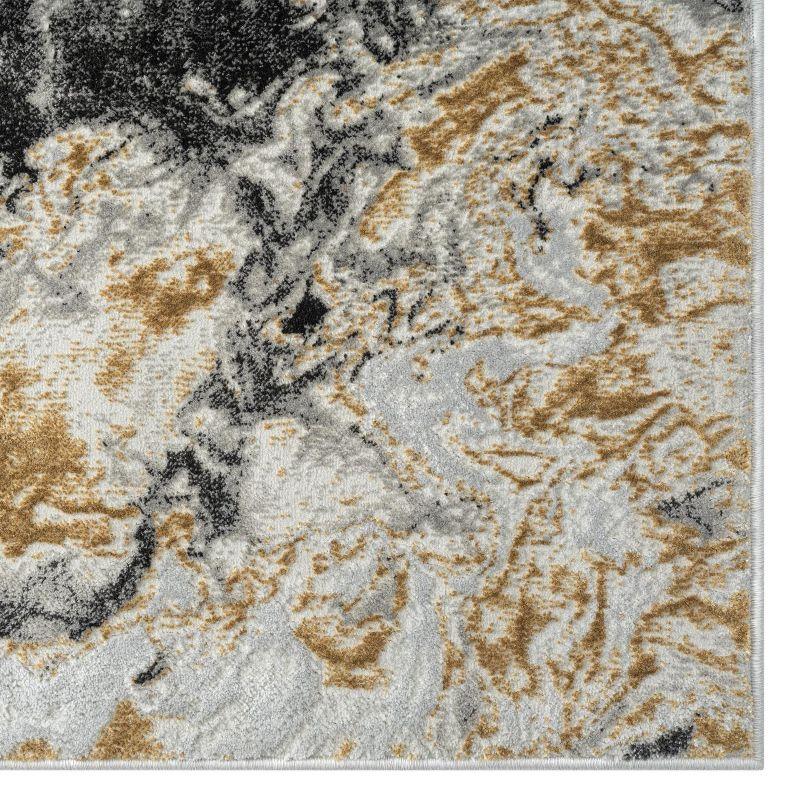 Luxe Weavers Marble Swirl Abstract Area Rug