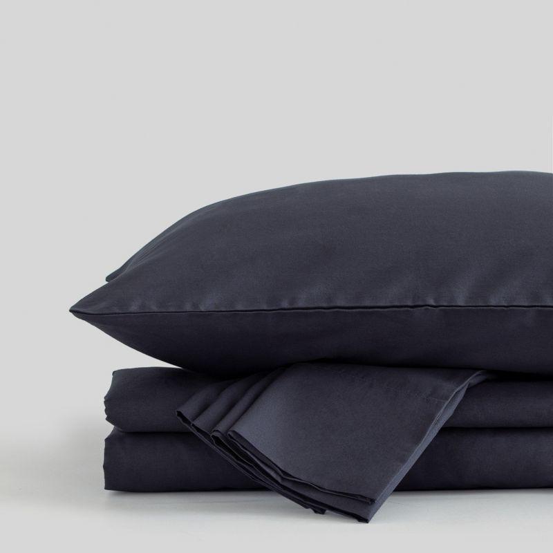 Percale 300 Thread Count Organic 100% Cotton Percale Sheet Set