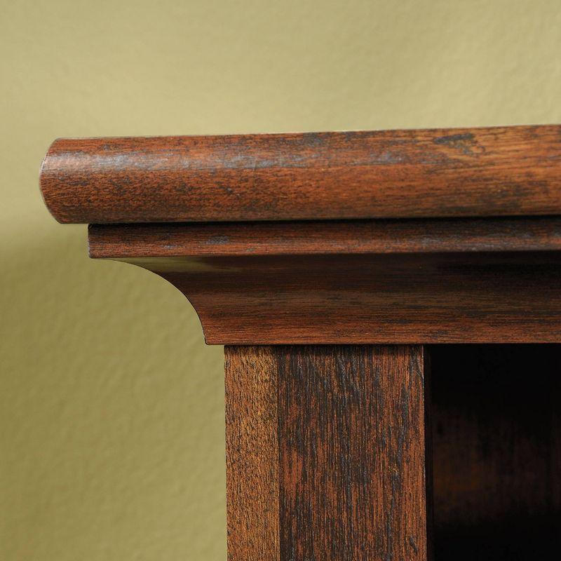 Harbor View Computer Desk with Hutch Cherry - Sauder