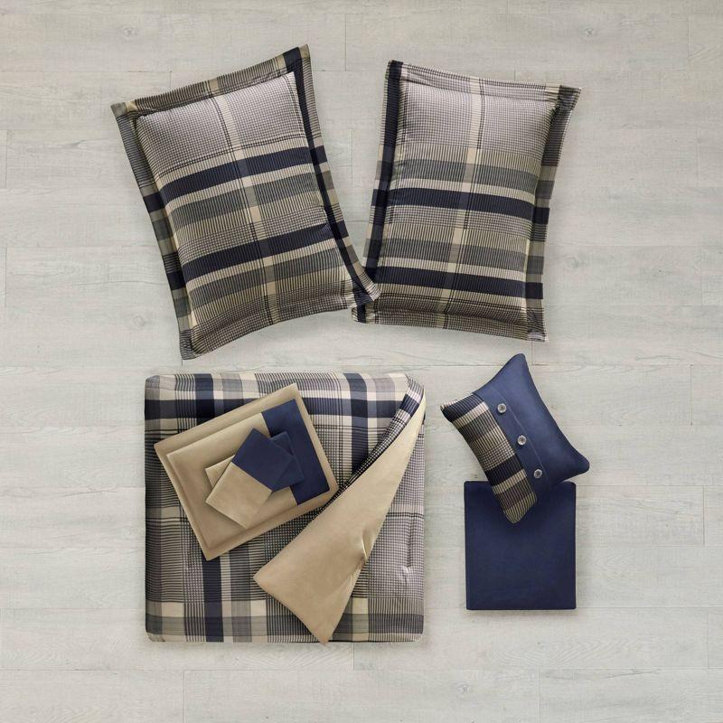 Intelligent Design Robbie Plaid Comforter Set with Bed Sheets