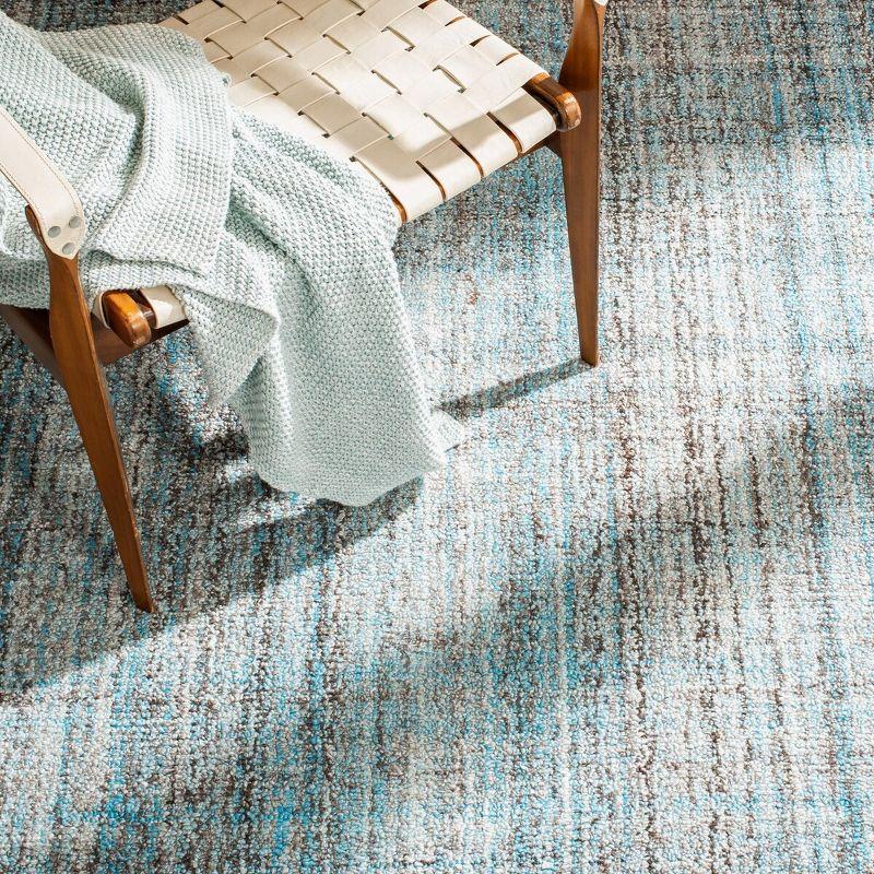 Abstract ABT141 Handmade Indoor Area Rug - Blue/Multi - 4'x6' - Safavieh