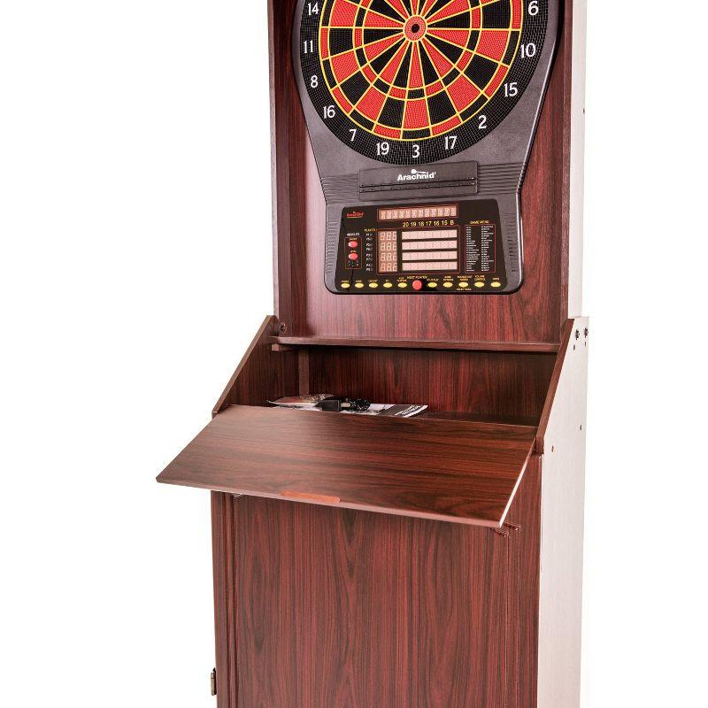 Arachnid Cricket Pro 800 Electronic Dartboard and Cabinet Set with Darts