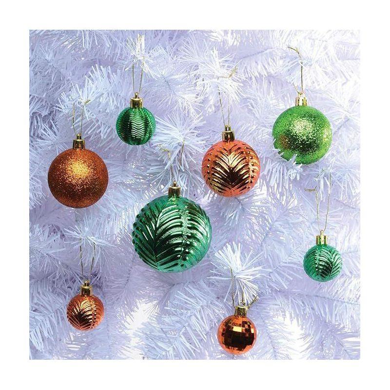 Prextex Christmas Ball Ornaments for Christmas Decorations - 36 pcs, Green