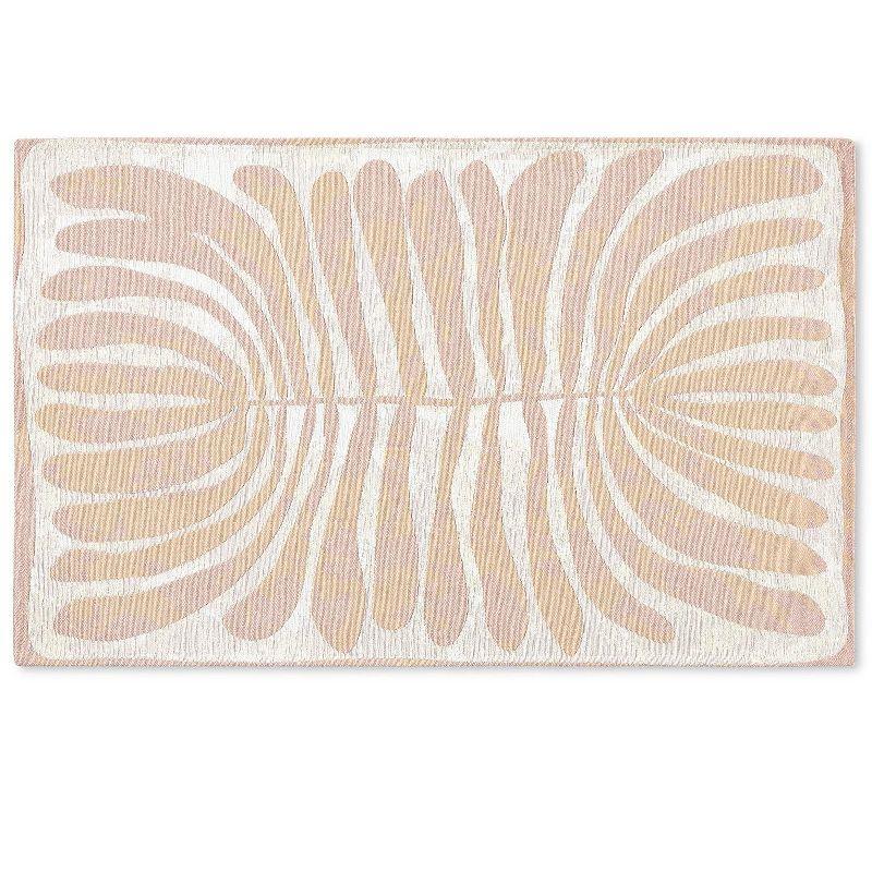 TOWN & COUNTRY LUXE Livie Matisse Cutout Everwash Washable Multi-Use Decorative Rug