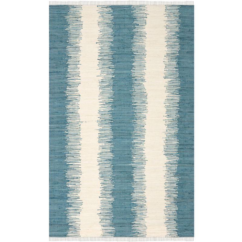 Montauk MTK751 Hand Woven Indoor Area Rug - Blue - 5'x8' - Safavieh