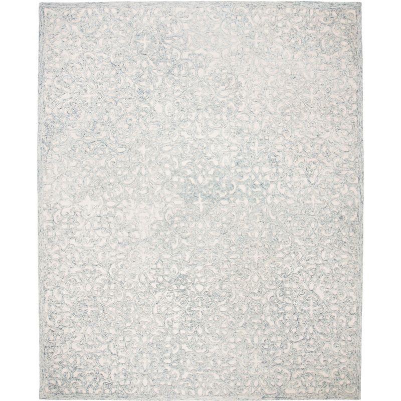 Trace TRC103 Hand Tufted Indoor Area Rug - Charcoal/Ivory - 8'x10' - Safavieh