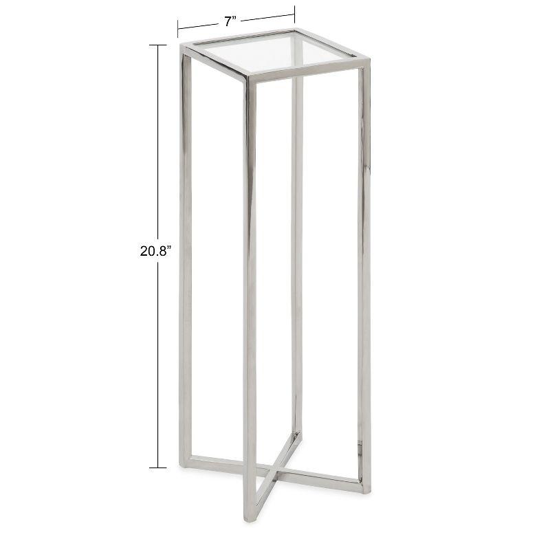 Kate and Laurel Jaspur Square Metal End Table