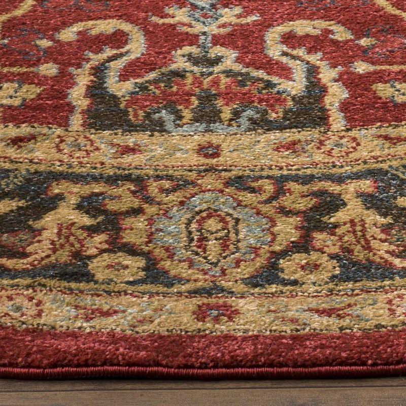 Mahal MAH625 Power Loomed Indoor Area Rug - Natural/Navy - 6'7" round - Safavieh.