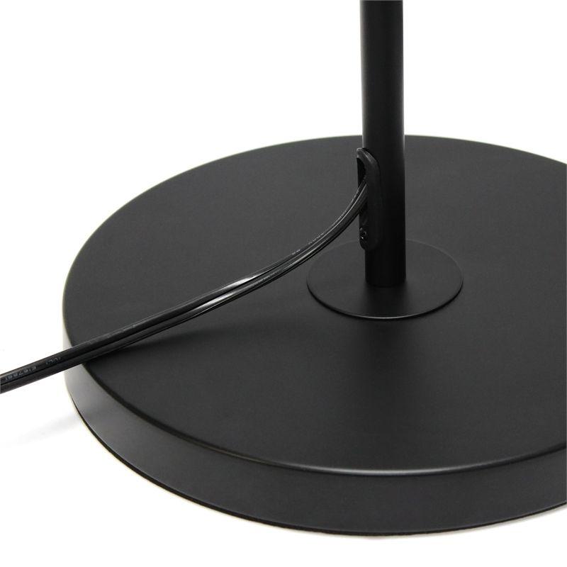 Simple Designs Orb Floor Lamp Black