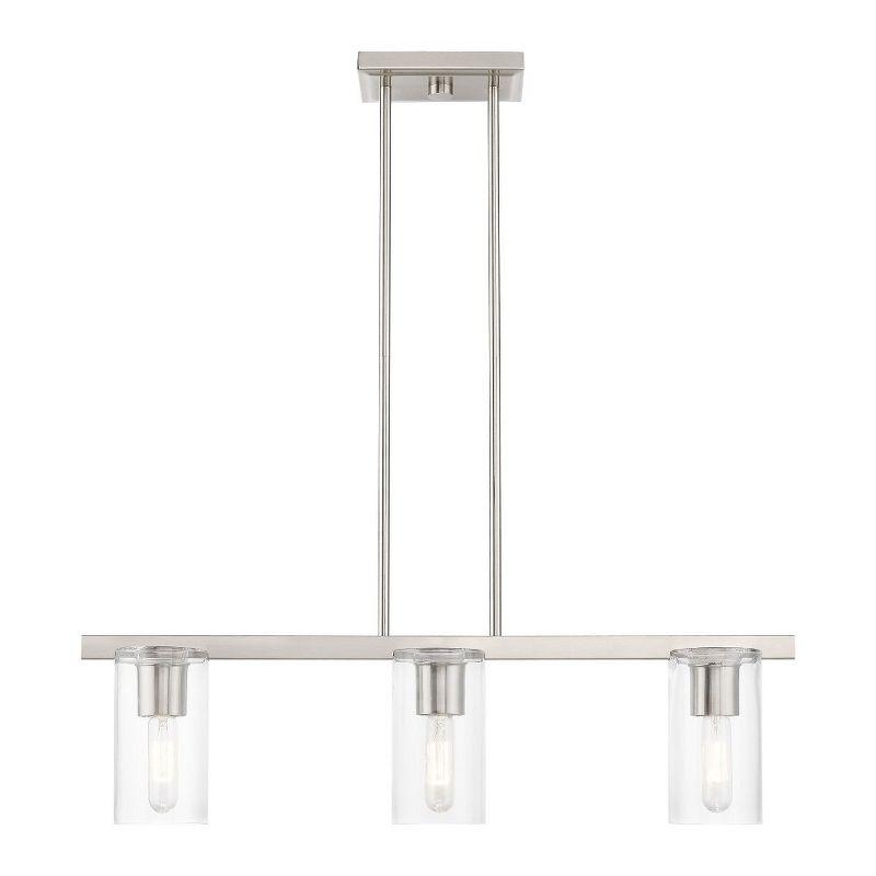 Livex Lighting Clarion 3 - Light Chandelier in  Brushed Nickel