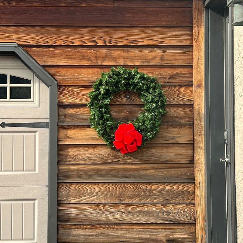 Northlight Canadian Pine Artificial Christmas Wreath, 30-Inch, Unlit