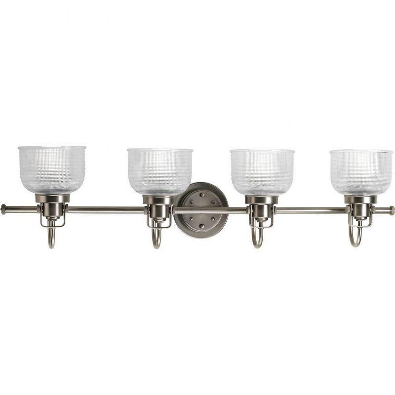 Rosser 4 Light Transparent Dimmable Vanity Light
