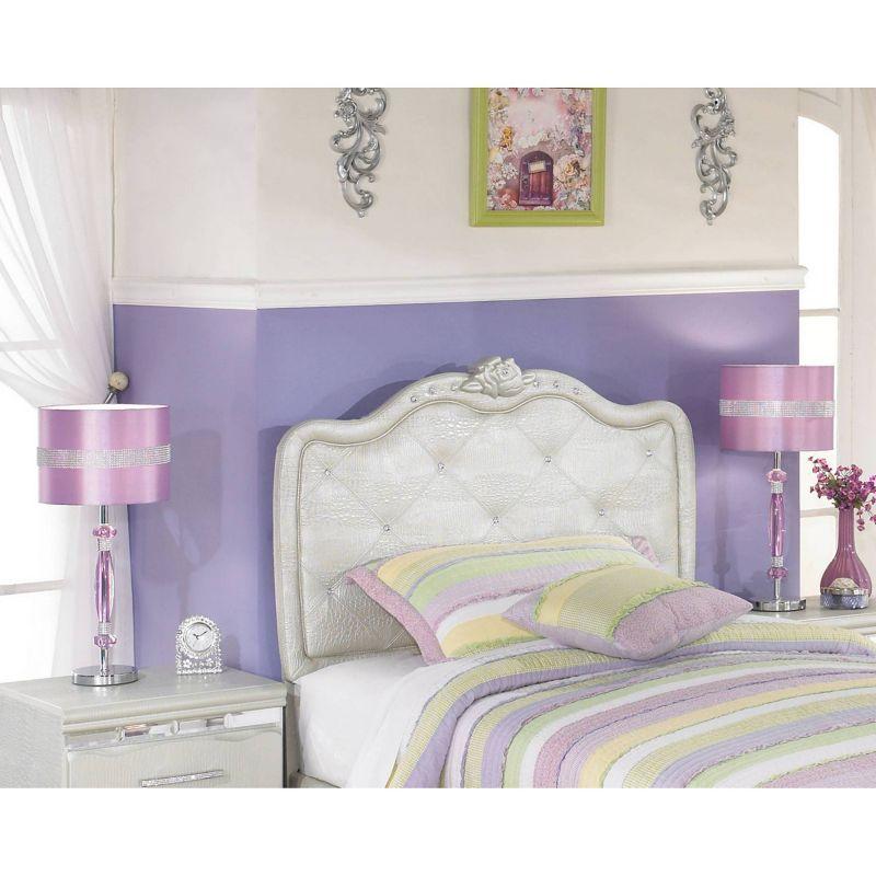 Signature Design by Ashley Nyssa Table Lamp Purple/Silver