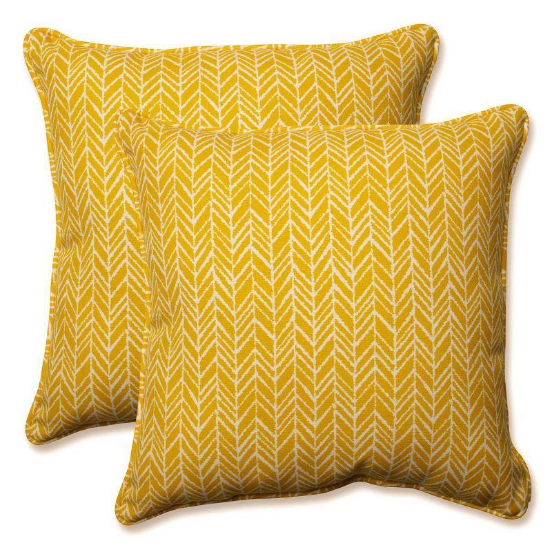 Chevron Indoor/Outdoor Reversible Throw Pillow