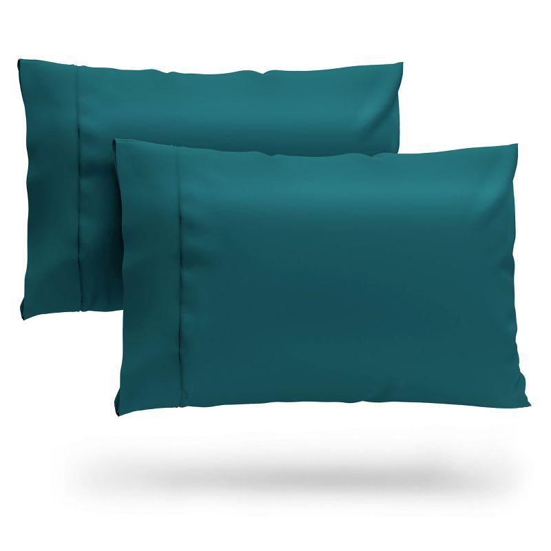 Cosy House Collection 100% Rayon Derived from Bamboo Pillowcase 2-Piece Set - Cooling, Breathable