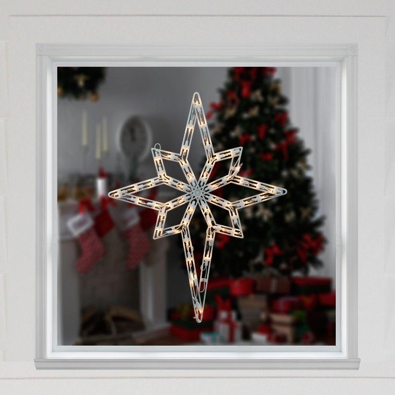 Northlight 18" Lighted Star of Bethlehem Christmas Window Silhouette Decoration