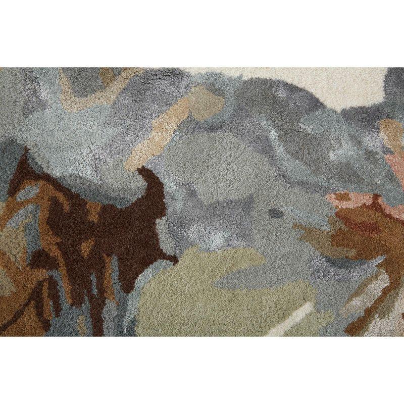 Dafney Transitional Floral & Botanical Tan/Gray/Green Area Rug