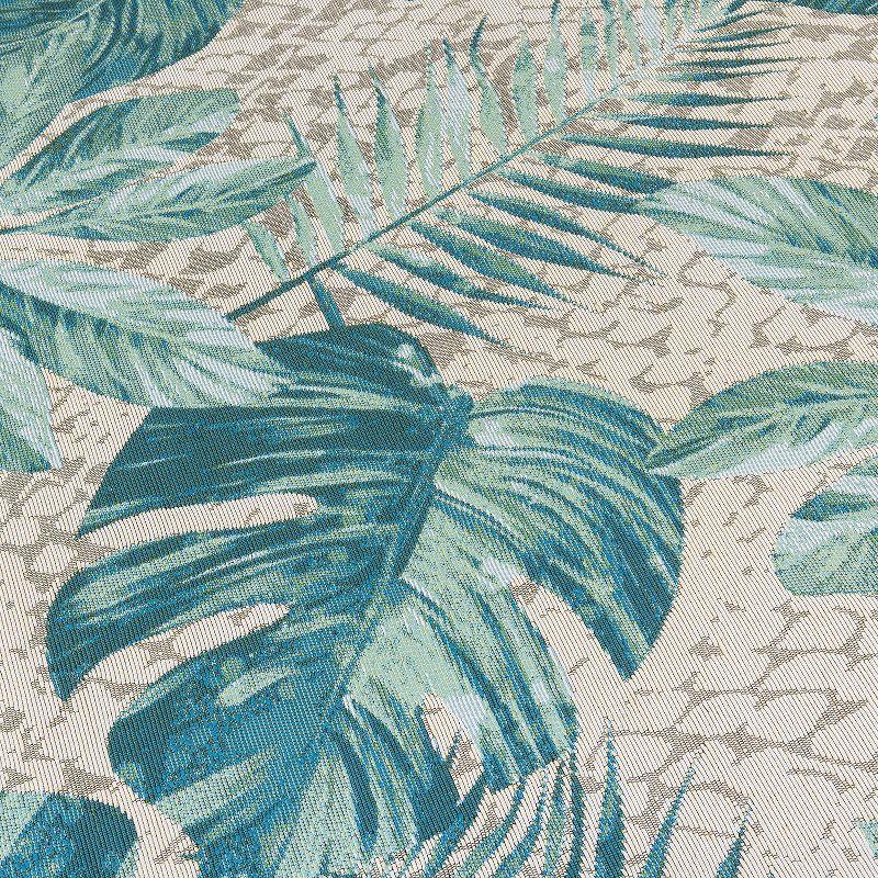 World Rug Gallery Contemporary Tropical Floral Indoor/Outdoor Area Rug