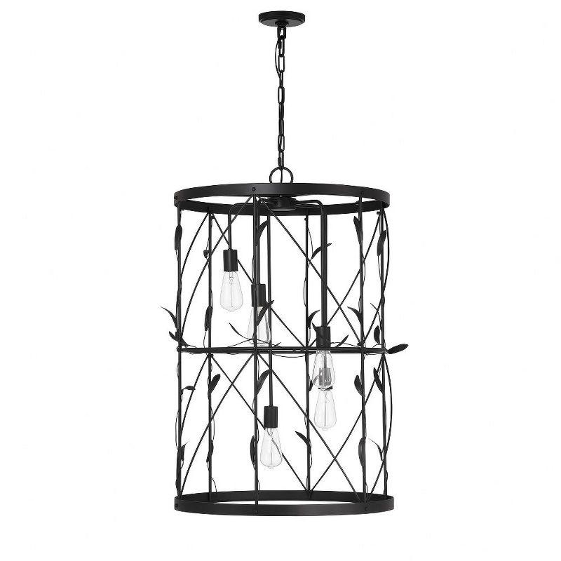 Savoy House Lexington 5-Light Pendant in Matte Black