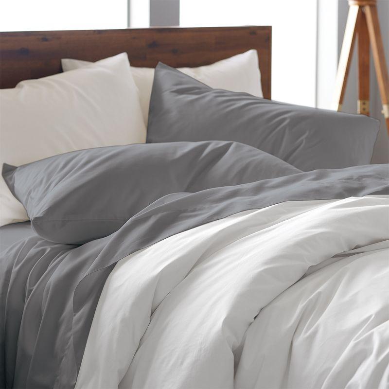 Ella Jayne 1200 Thread Count 100% Cotton Sateen Deep Pocket 4-piece Sheet Set