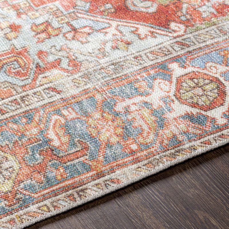 5'3"x7' Alanya Traditional Machine Washable Rug Brown - Artistic Weavers