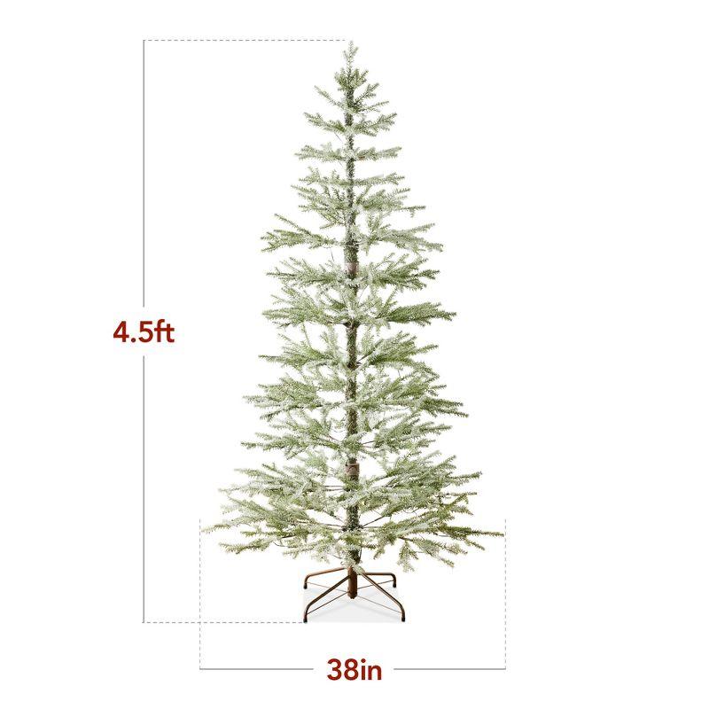 Best Choice Products Pre-Lit Sparse Christmas Tree w/ 2-in-1 LEDs, Cordless Connection