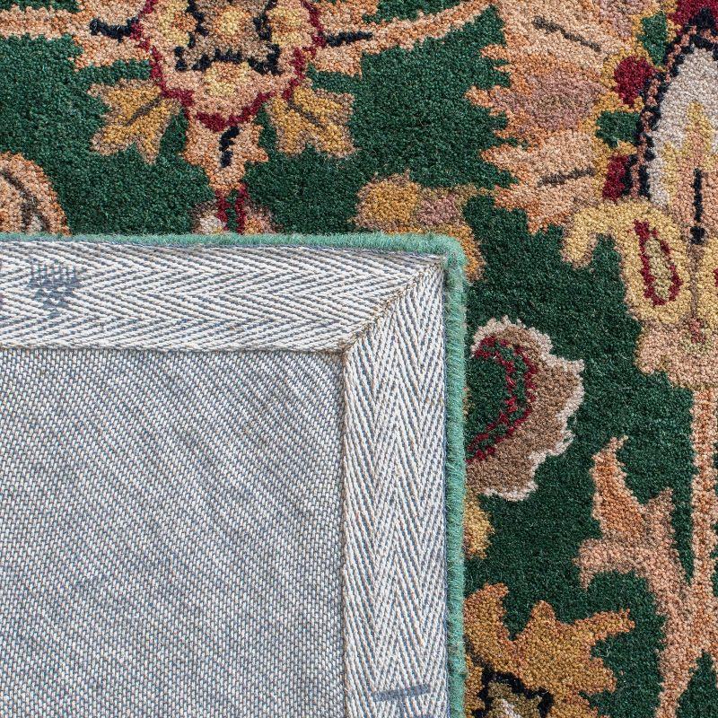 Heritage HG628 Hand Tufted Area Rug - Dark Green/Gold - 3'x5' - Safavieh.