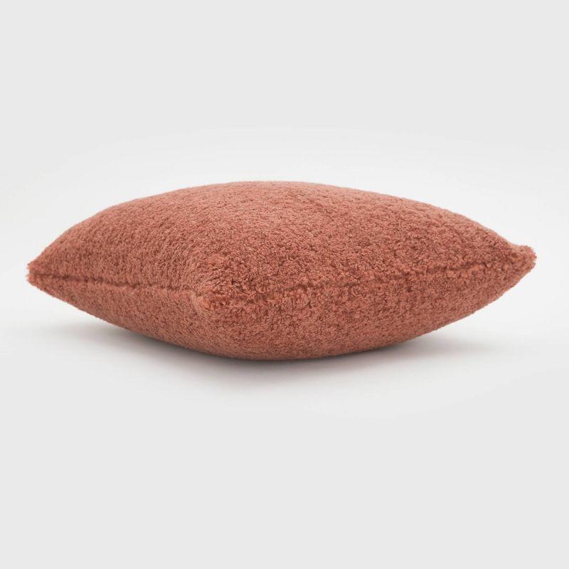 Oversize Teddy Faux Shearling Lux Throw Pillow - Evergrace