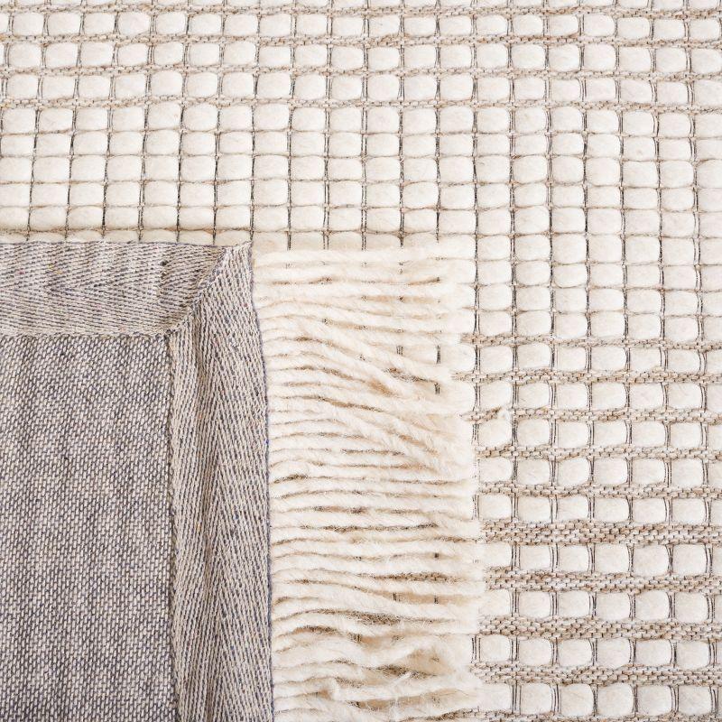Marbella MRB208 Hand Woven Indoor Accent Rug - Ivory/Beige - 3'x5' - Safavieh