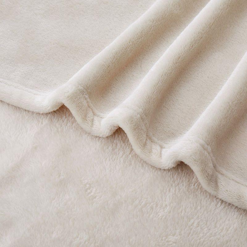 Peace Nest Lightweight Plush Fuzzy Flannel Blanket, Rversible Soft Throw Blanket