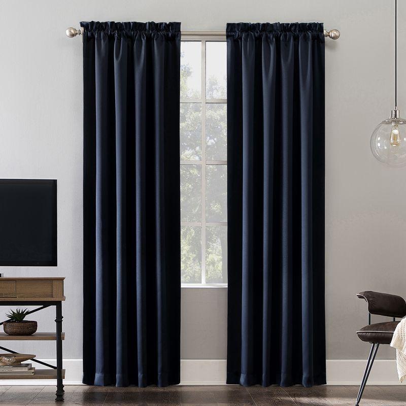 Sun Zero Sun Zero Oslo Theater Grade Extreme 100% Blackout Rod Pocket Curtain Panel