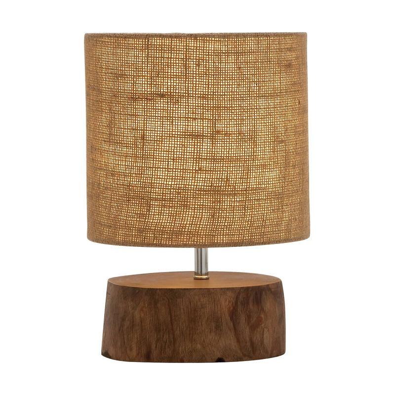 Wood Table Lamp with Shade