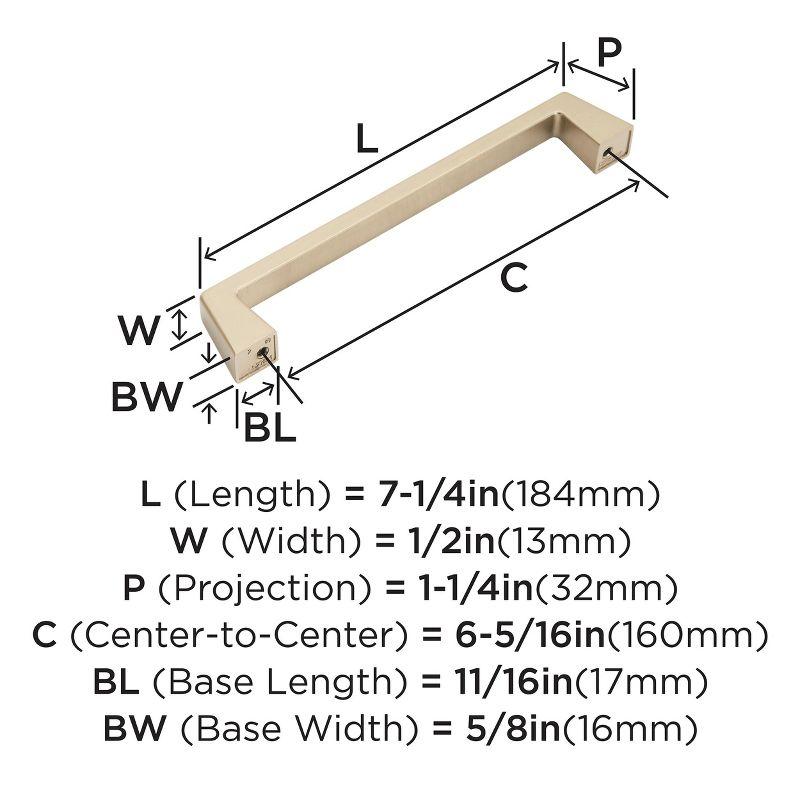 Blackrock 6.3125" Center to Center Bar Pull