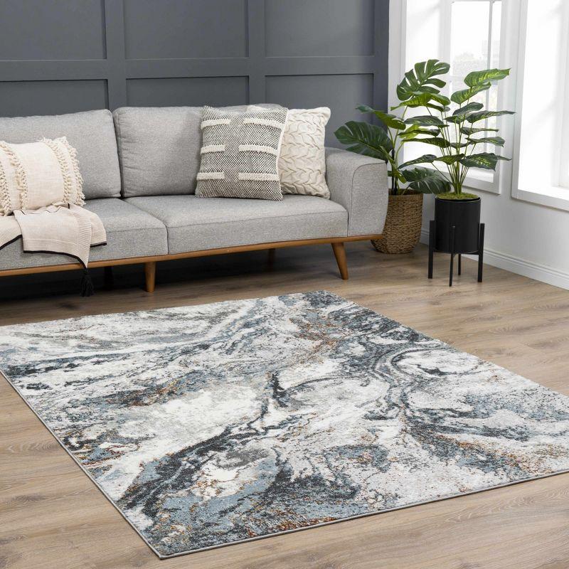 Hauteloom Rectangle Area Rug   Charcoal