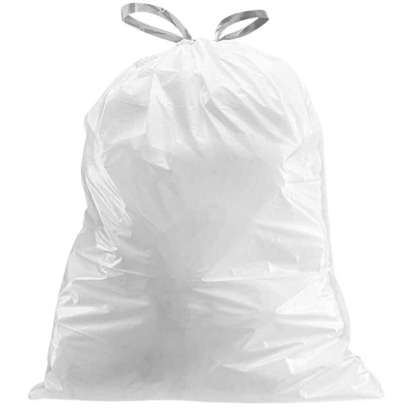 Plasticplace Custom Fit Trash Bags, Compatible with simplehuman Code N (200 Count)