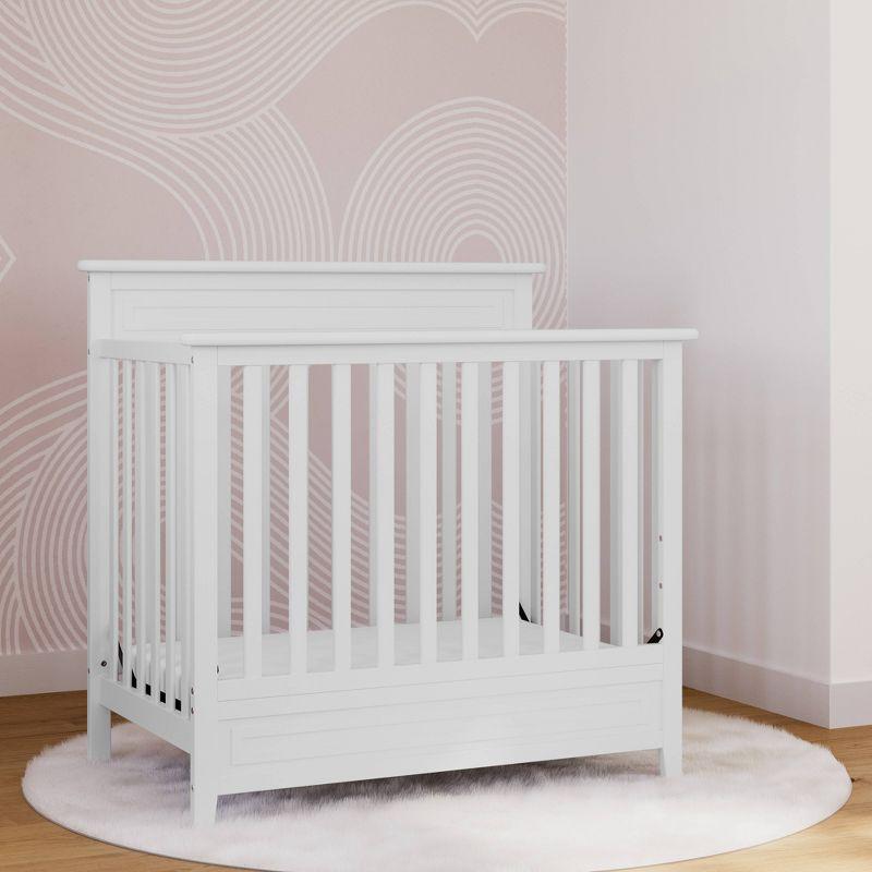 Petal 4-in-1 Mini Convertible Crib with Mattress