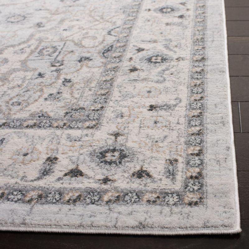Isabella ISA936 Power Loomed Area Rug - Light Grey/Grey - 8'x10' - Safavieh