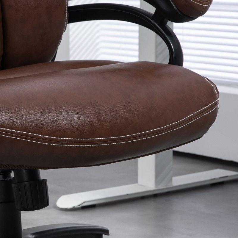 Vinsetto 400lbs Executive Office Chair for Big and Tall, PU Leather Computer Desk Chair with Adjustable Height