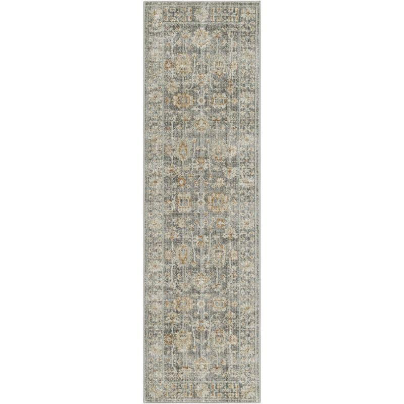 Nourison Traditional Home Vintage Indoor Area Rug Grey 2'3" x 8'