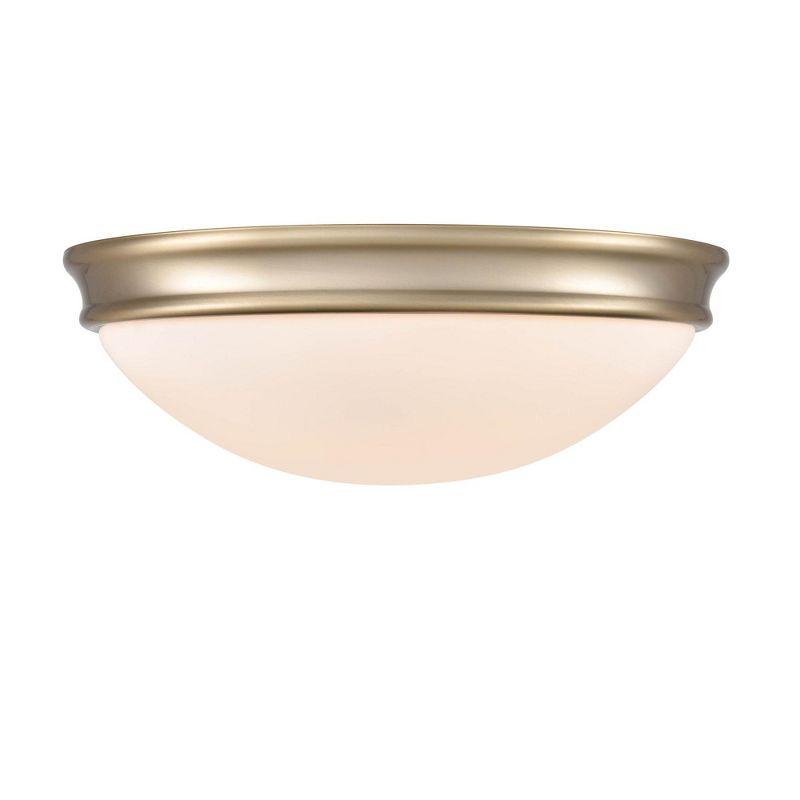 Millennium Lighting 3 - Light Flush Mount in  Modern Gold