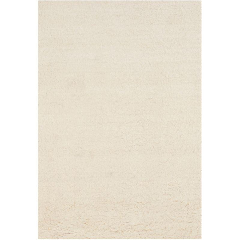 Flokati FLK150 Hand Tufted Indoor Area Rug - Ivory - 4'x6' - Safavieh