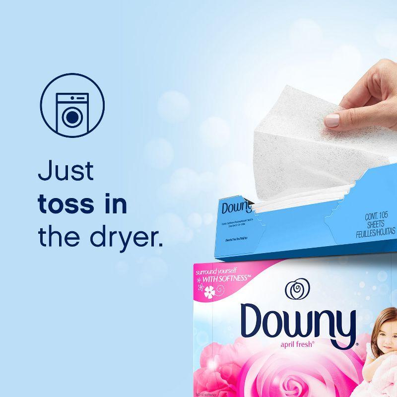 Downy April Fresh Fabric Softener Dryer Sheets