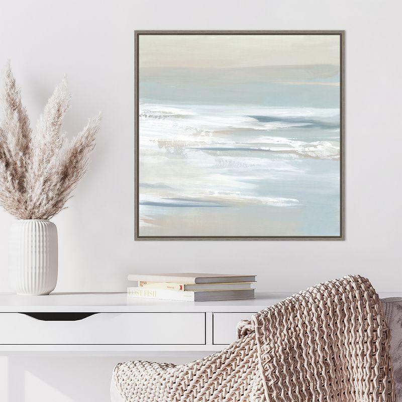 Amanti Art Shadows of the Sea I by Lera Canvas Wall Art Print Framed 22 x 22-in.