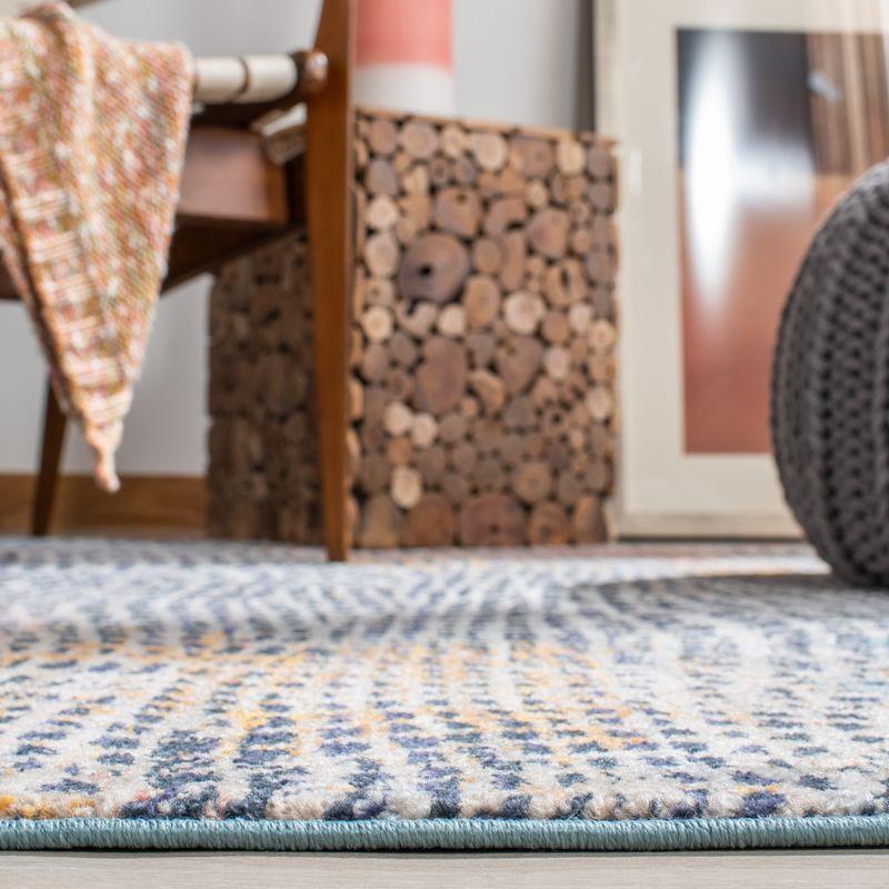 Madison MAD495 Power Loomed Area Rug - Beige/Blue - 5'3"x7'6" - Safavieh.