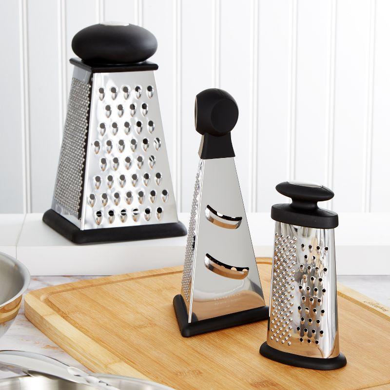 BergHOFF Essentials Stainless Steel 4-Sided Square Grater